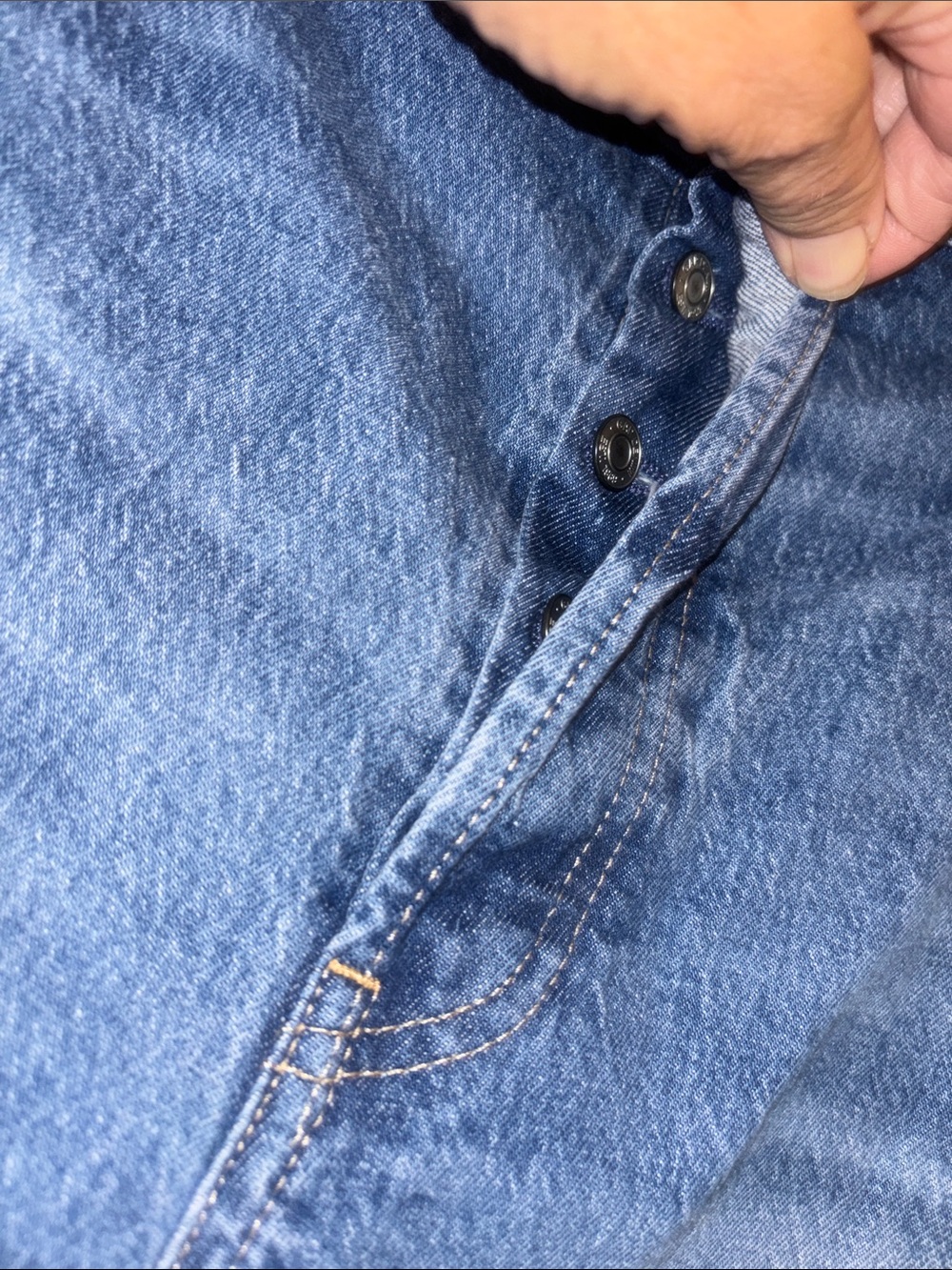 Gap Cheeky Straight High Rise Button Fly Cropped Jeans size 35/20 - Picture 3 of 9